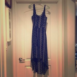 Abercrombie & Fitch blue hi-lo dress small